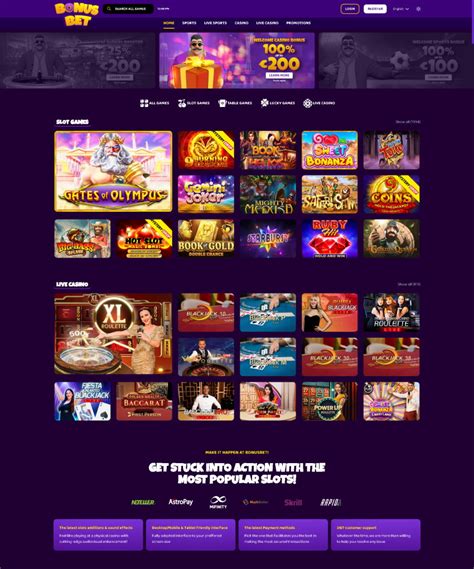 Bonusbet casino online